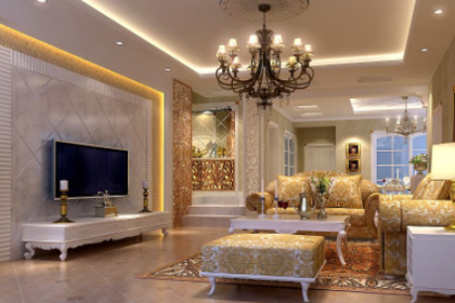 家装客厅装修中式古典风格别有韵味