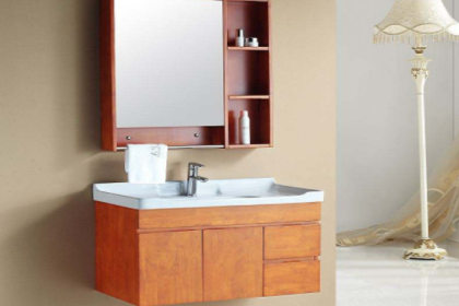 瓷砖浴室柜优点,不仅容易清洁还容易搭配