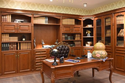 棕色欧式书柜有哪些特点，棕色欧式书柜选购