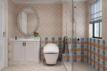 法式风格卫浴墙面材料，法式卫浴墙面特点