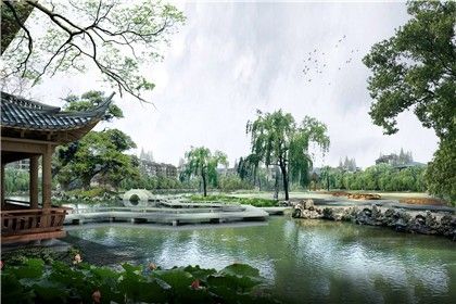 中式现代园林案例分享，它们美好的像一幅画